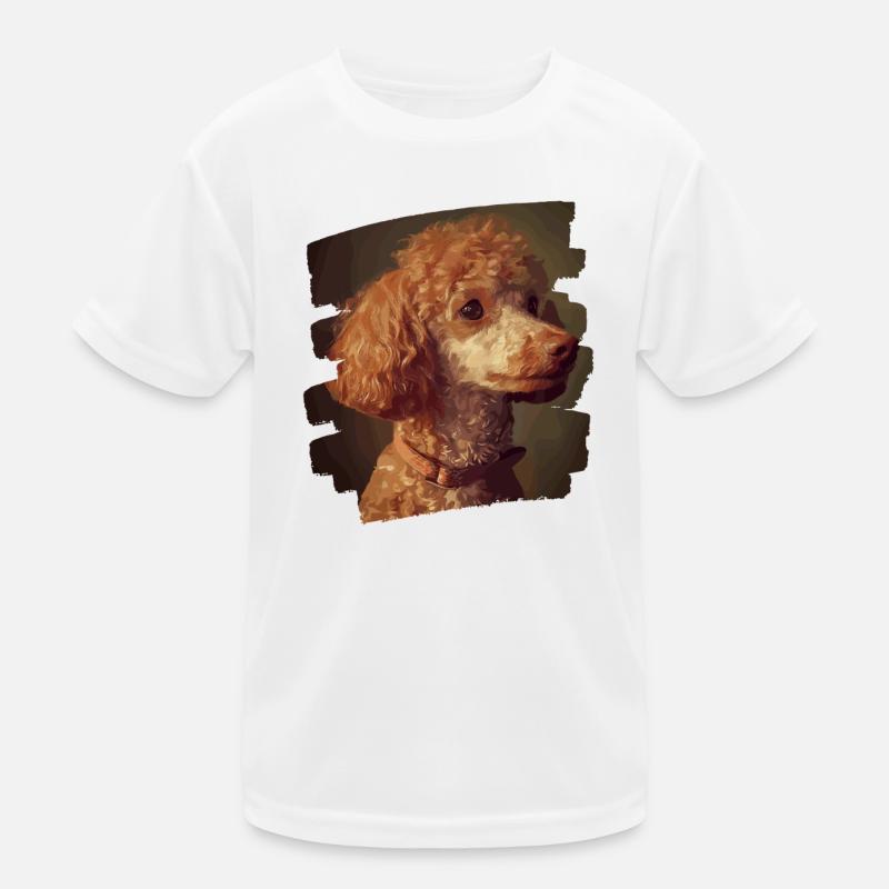 Caniche T-shirt sport Enfant