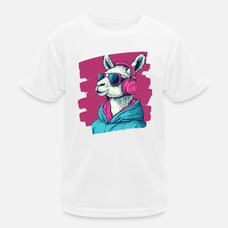 Casque Llama T-shirt sport Enfant