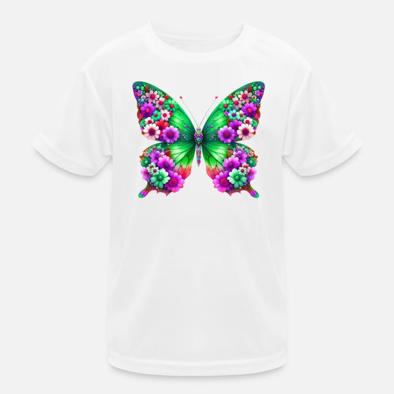 Schmetterling Kinder Funktions-T-Shirt