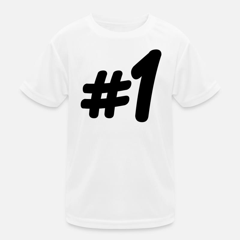 Number 1 # Kids Functional T-Shirt