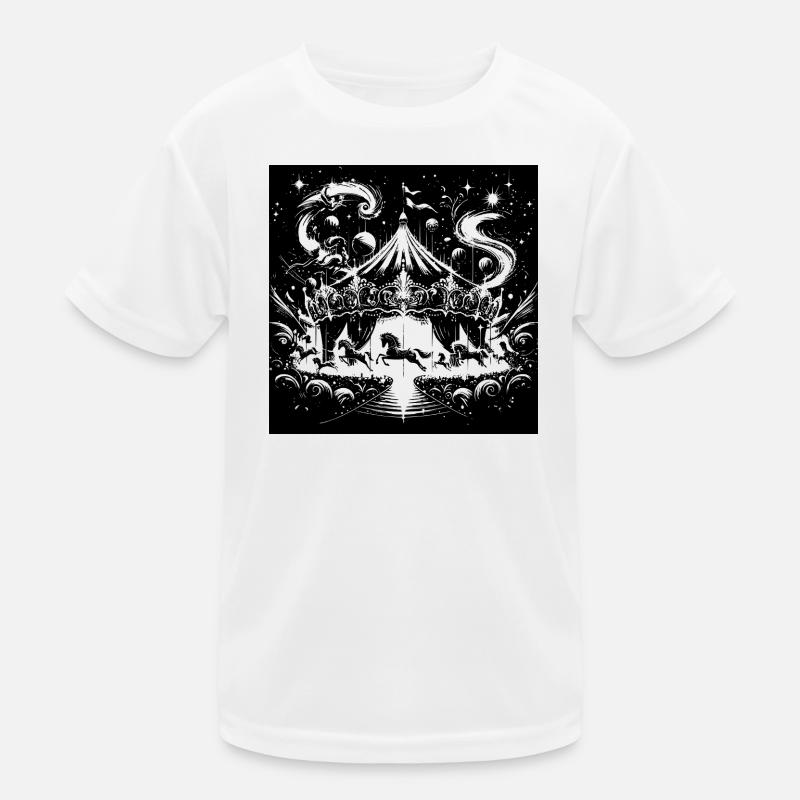 Circus Abstract Gradient Kids Functional T-Shirt