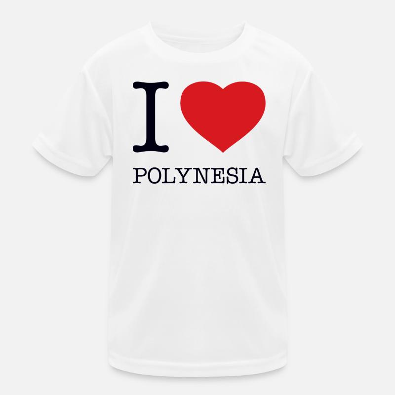 I LOVE POLYNESIA Kids Functional T-Shirt