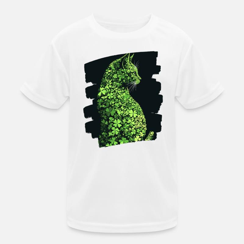 Chat de la Saint-Patrick T-shirt sport Enfant