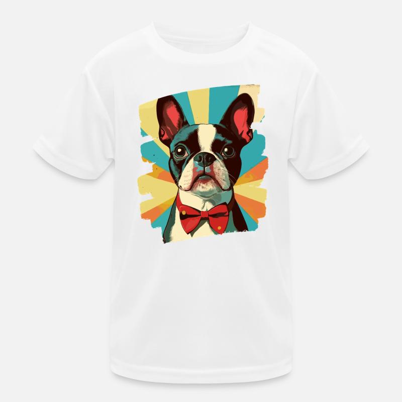 Boston Terrier Kinder Funktions-T-Shirt