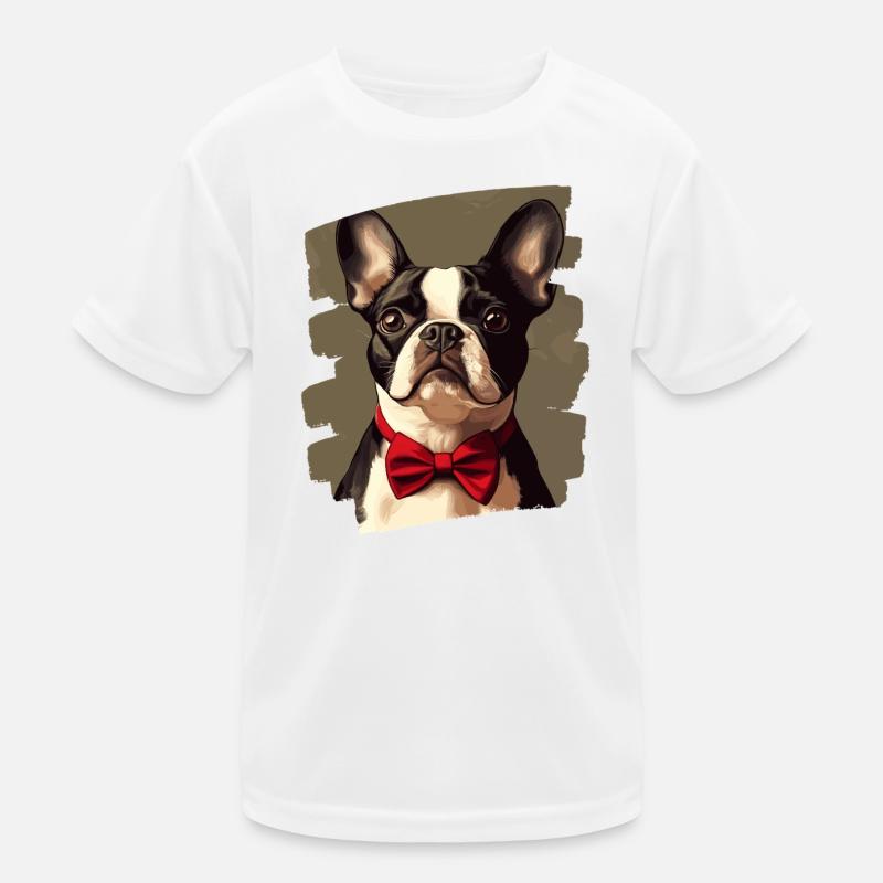Boston Terrier T-shirt sport Enfant