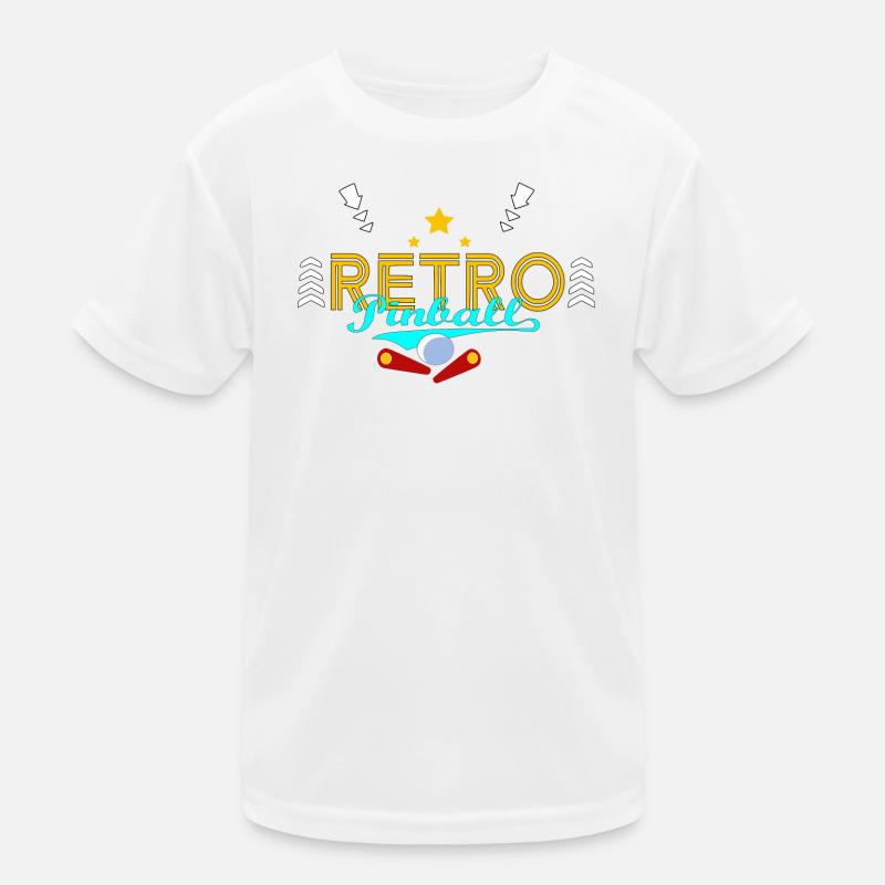 Retro-Flipper Kinder Funktions-T-Shirt