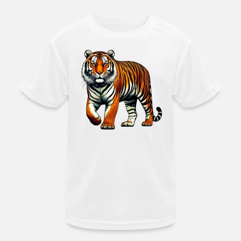 Tiger Kinder Funktions-T-Shirt