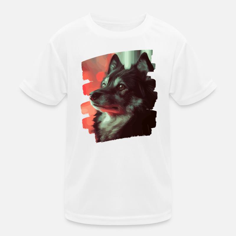 Finnischer Lapphund Kinder Funktions-T-Shirt