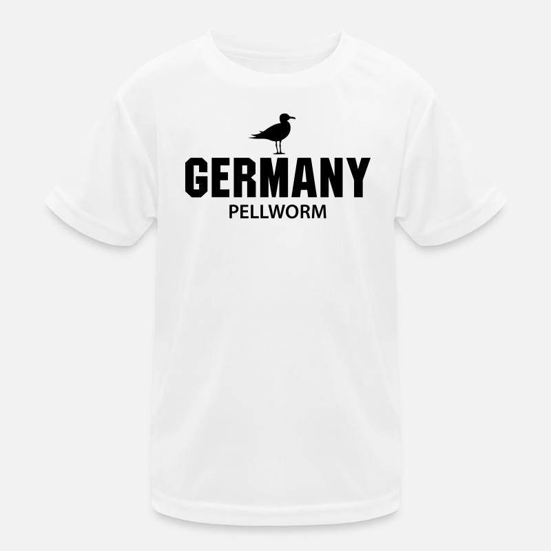 Pellworm GERMANY - Kids Functional T-Shirt - white