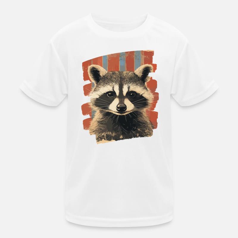 Raton laveur T-shirt sport Enfant