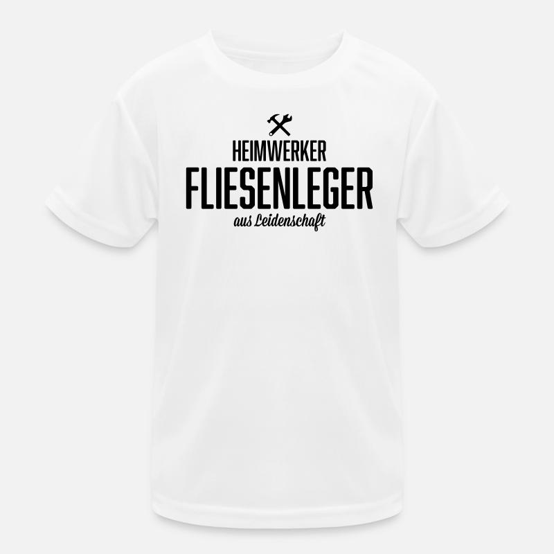 Heimwerker Fliesenleger Kinder Funktions-T-Shirt