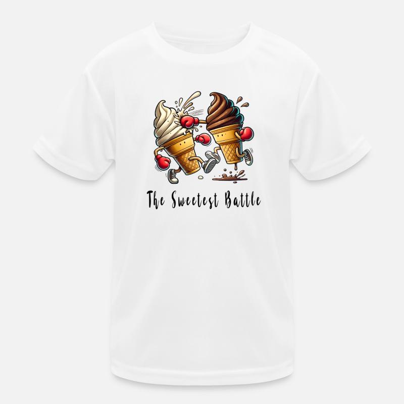 Der süße Wettkampf / Eiscreme Kinder Funktions-T-Shirt