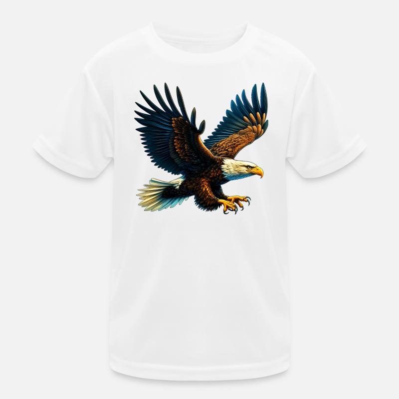 Adler Kinder Funktions-T-Shirt