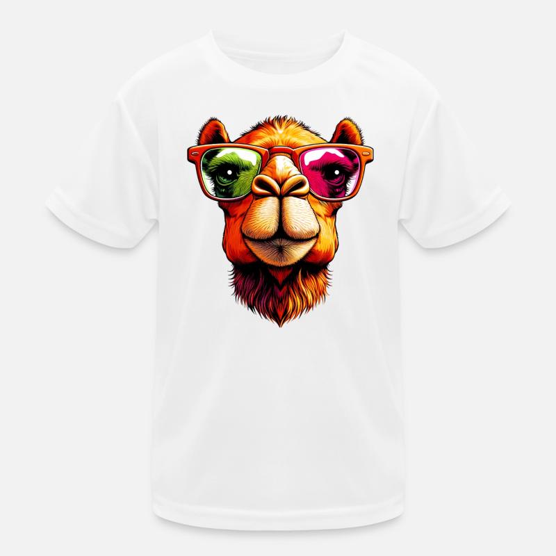 Kamel Kinder Funktions-T-Shirt