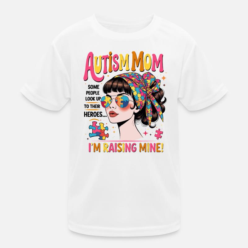 AUTISMUS-MUTTER Kinder Funktions-T-Shirt