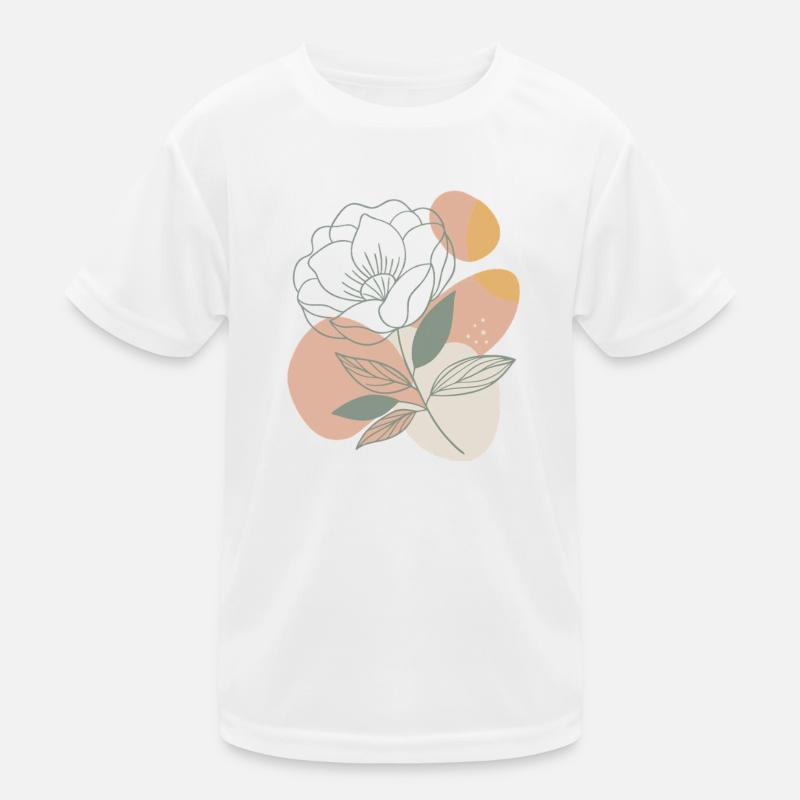 Blumen - Frühling - Sommer - Spruch Kinder Funktions-T-Shirt