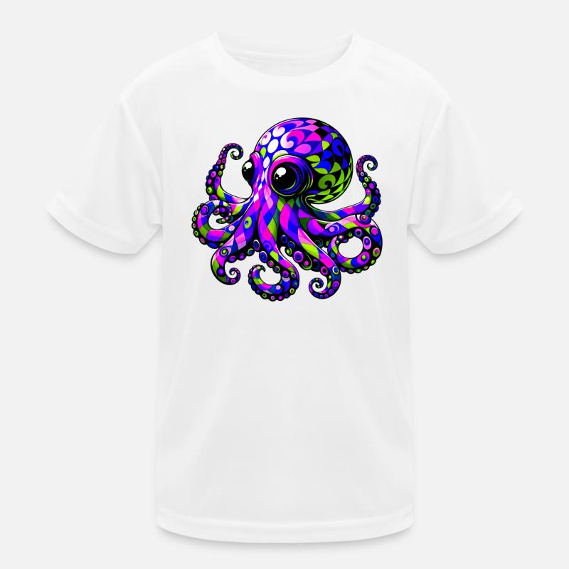 Octopus Kids Functional T-Shirt