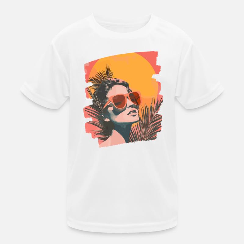 Été Rétro T-shirt sport Enfant