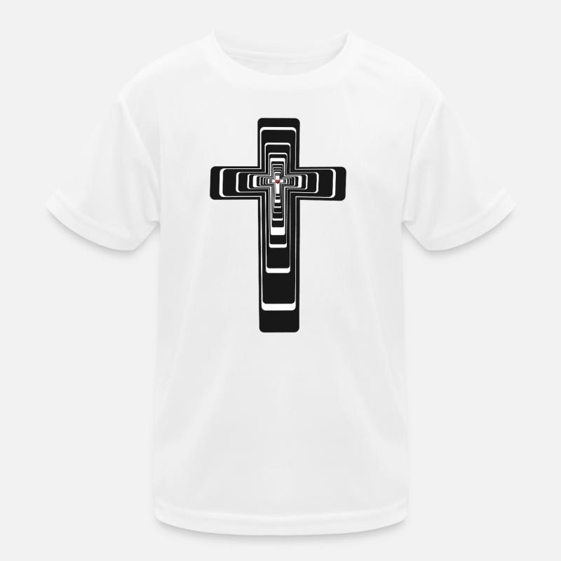 Cross Jesus God Messiah Kids Functional T-Shirt