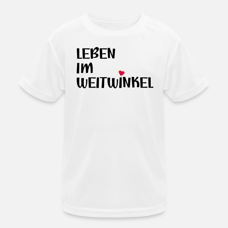 LEBEN IM WEITWINKEL - SOLIDARITAET Kinder Funktions-T-Shirt