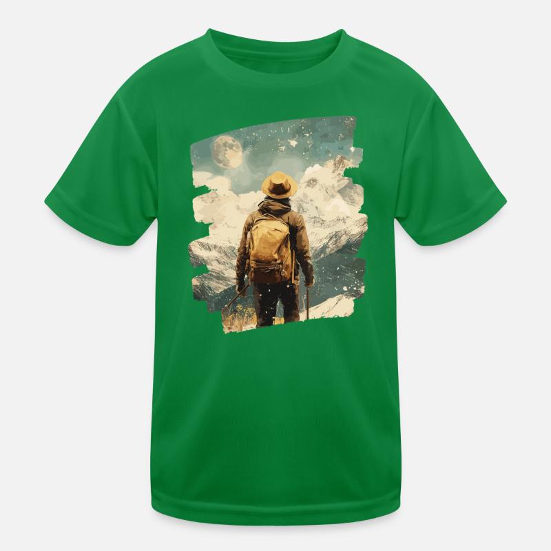 Mountains Kids Functional T-Shirt