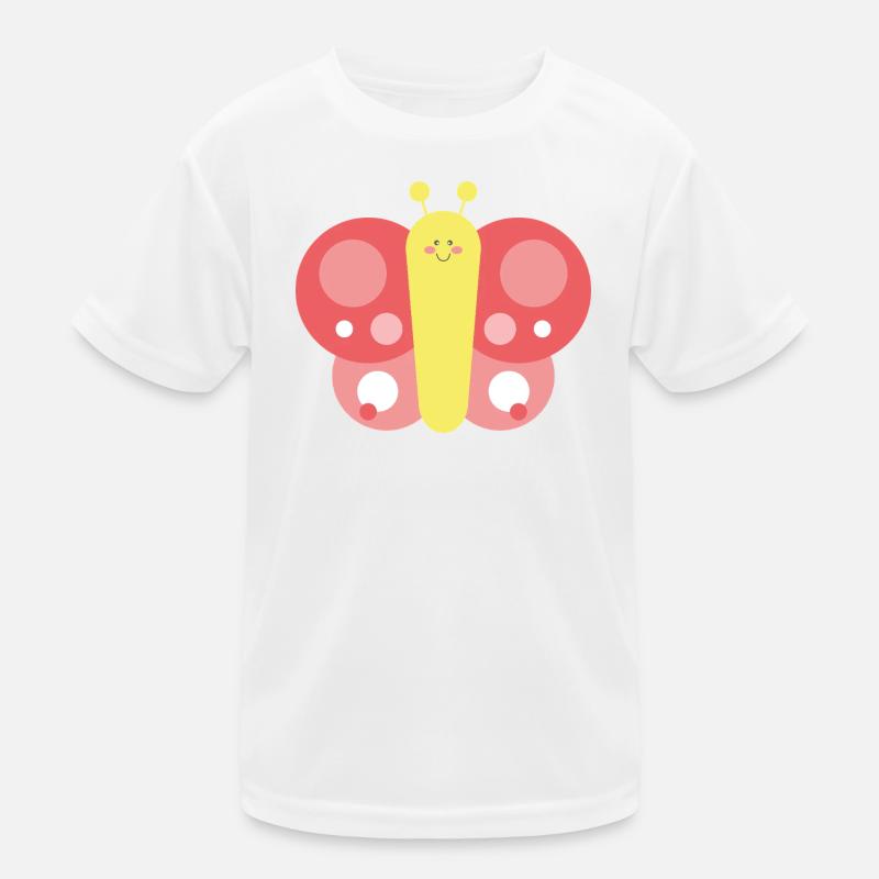 Papillon tendre et stylisé T-shirt sport Enfant