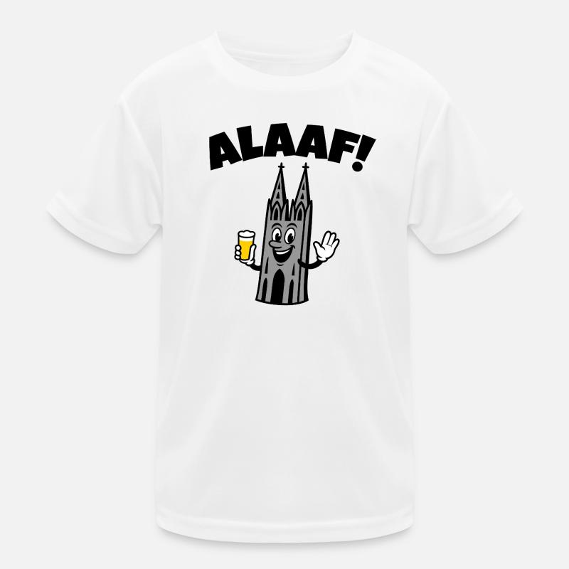Alaaf Kolner Dom Kinder Funktions-T-Shirt