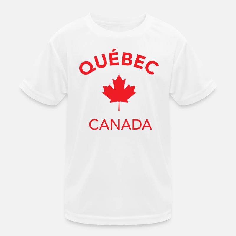 QUEBEC CANADA Kids Functional T-Shirt
