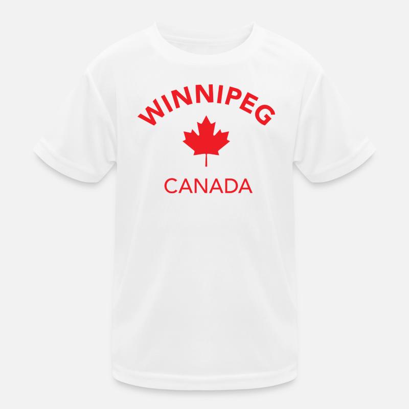 WINNIPEG CANADA Kinder Funktions-T-Shirt