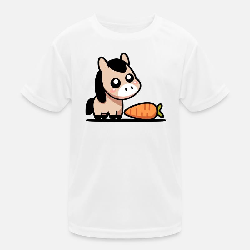 Cheval à la carotte T-shirt sport Enfant
