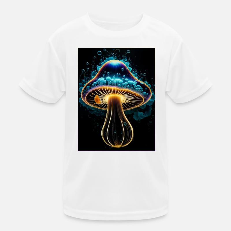 Glowing Mushroom Kids Functional T-Shirt