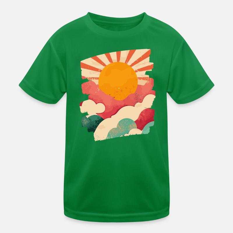 Soleil d’été Coucher de soleil T-shirt sport Enfant