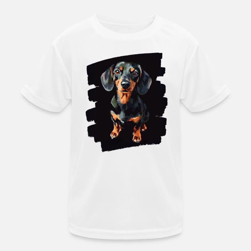 Teckel T-shirt sport Enfant
