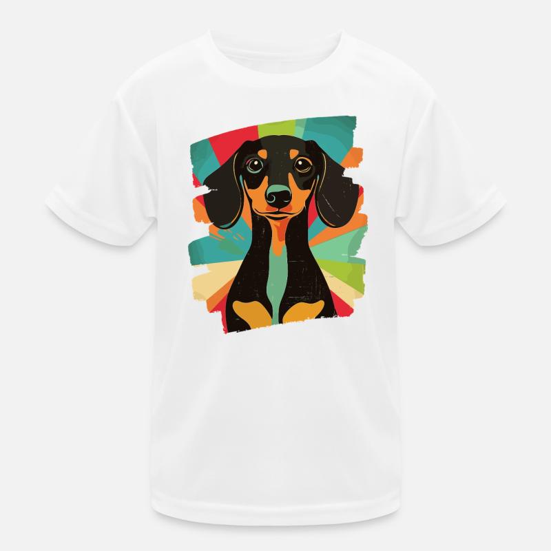Teckel Dackel T-shirt sport Enfant