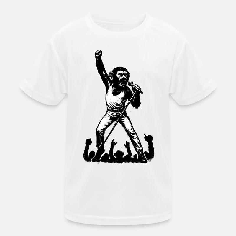 Dancing Monkey Singer | The Monkey Dance Banksy Kids Functional T-Shirt