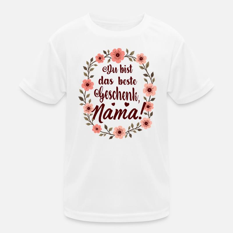 Du bist das beste Geschenk Mama ! Kinder Funktions-T-Shirt