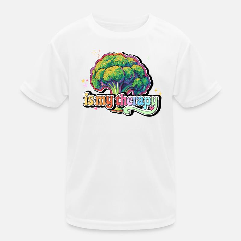 Le brocoli est ma thérapie T-shirt sport Enfant