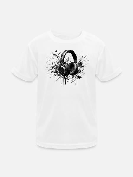 Der fleischgewordene Klang - Kinder Funktions-T-Shirt - Weiß
