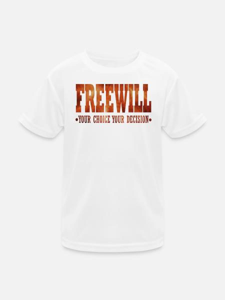 FreeWill - Kids Functional T-Shirt - white - Front
