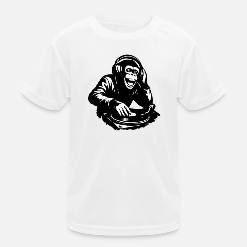 DJ The Monkey Danse à la Banksy T-shirt sport Enfant