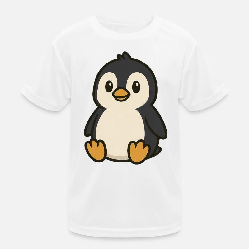 Pingouin de dessin animé mignon – Arctic Friend T-shirt sport Enfant