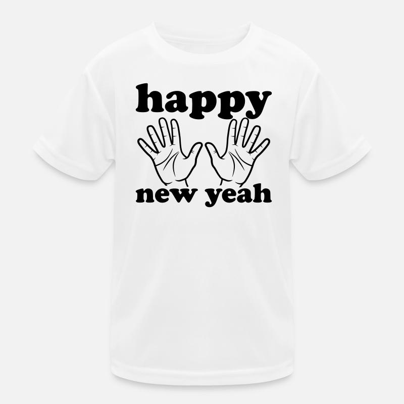 Happy new yeah Kinder Funktions-T-Shirt