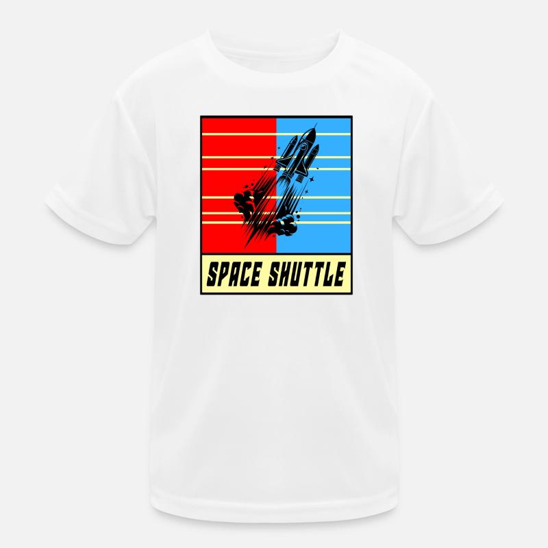 Vaisseau spatial Vintage Design T-shirt sport Enfant