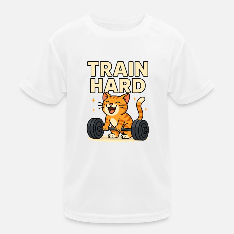Train Hard Kinder Funktions-T-Shirt
