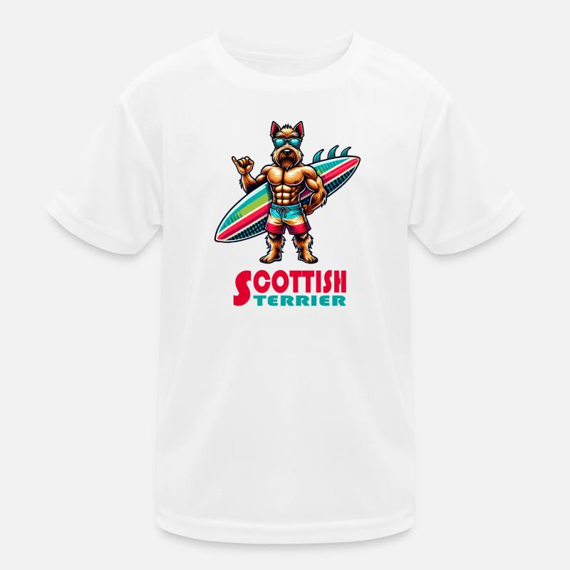 Terrier écossais Surfer T-shirt sport Enfant