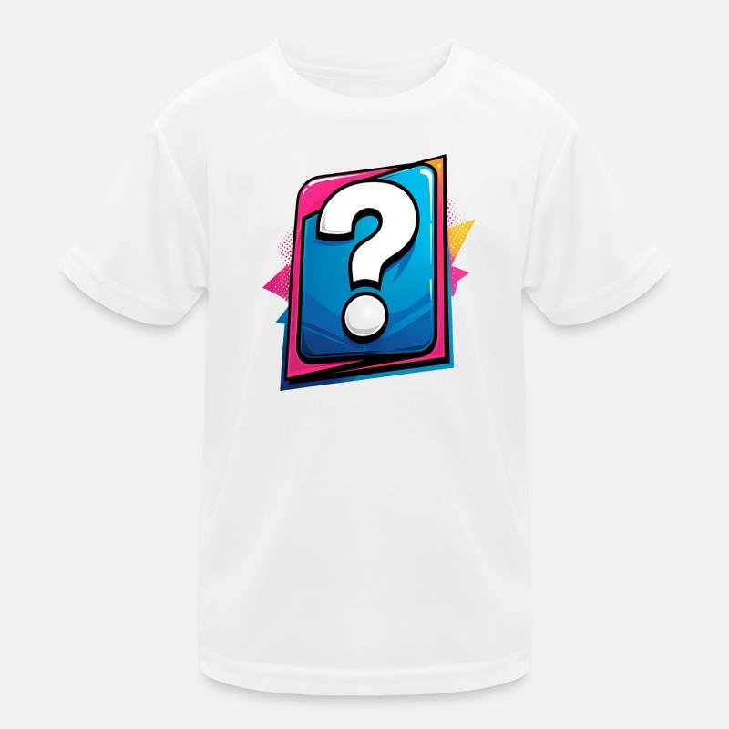 Fragezeichen Kinder Funktions-T-Shirt