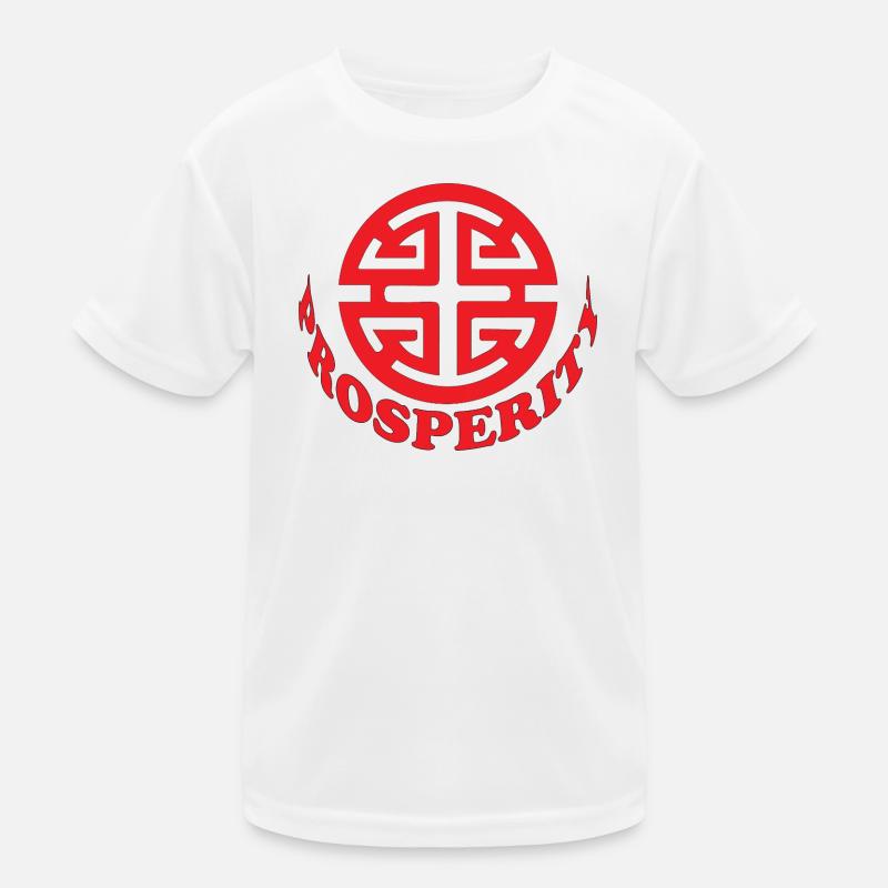 Prosperity Symbol Kids Functional T-Shirt