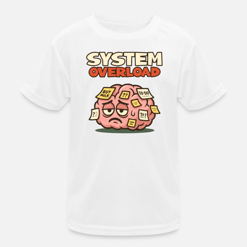System Overload Brain Kids Functional T-Shirt