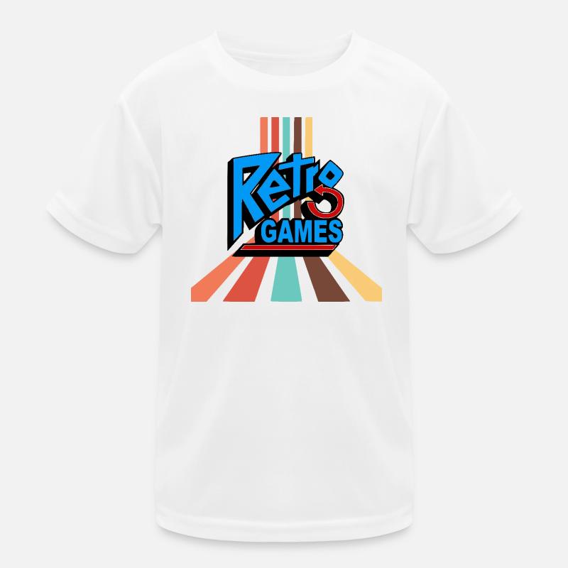 Retro games Kids Functional T-Shirt