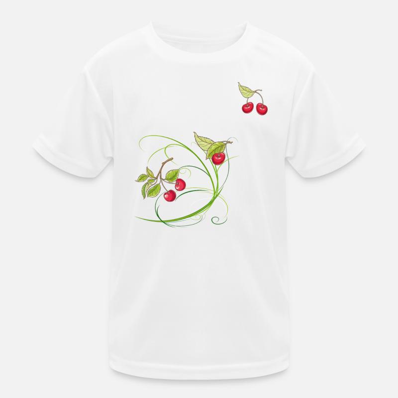 Cherries Kids Functional T-Shirt